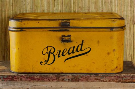 empeco vintage metal bread box buy|Vintage Empeco Large Tin Box Rustic Metal Bread Box .